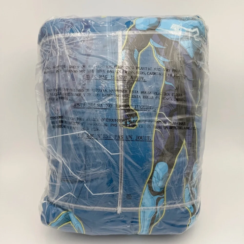 Franco WB Blue Beetle Kids Bedding Comforter and Sheet Set, 5 Piece Twin Size